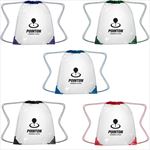 JH3602 Clear Drawstring Backpack With Custom Imprint
